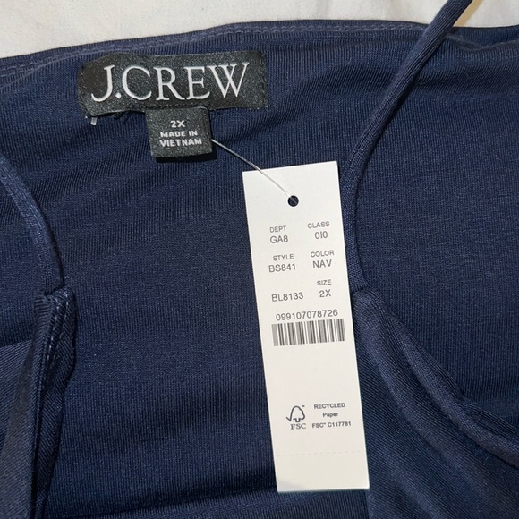 J Crew Blue Cami Tank Top Plus Size - Picture 3 of 5